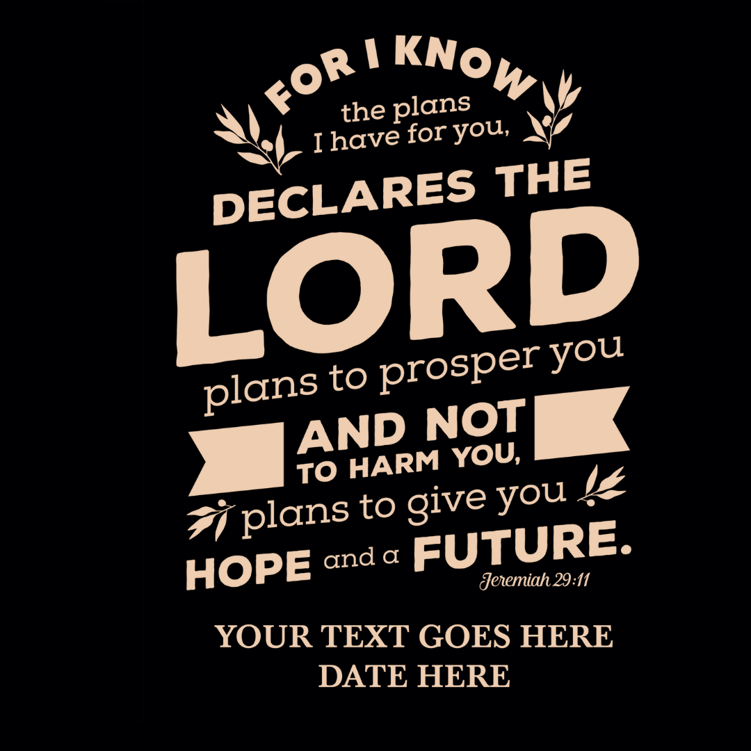 Jeremiah 29:11 - Shepherds Shelf