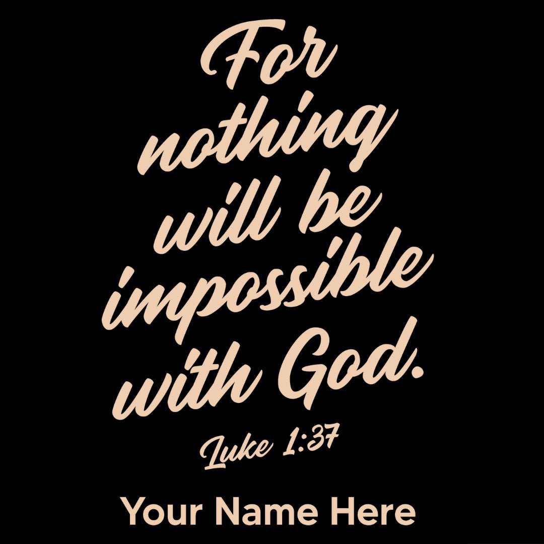 Luke 1:37 - Shepherds Shelf