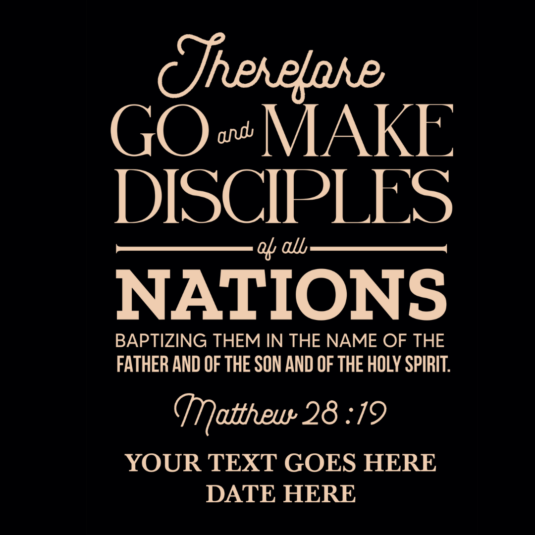 Matthew 28:19 - Shepherds Shelf