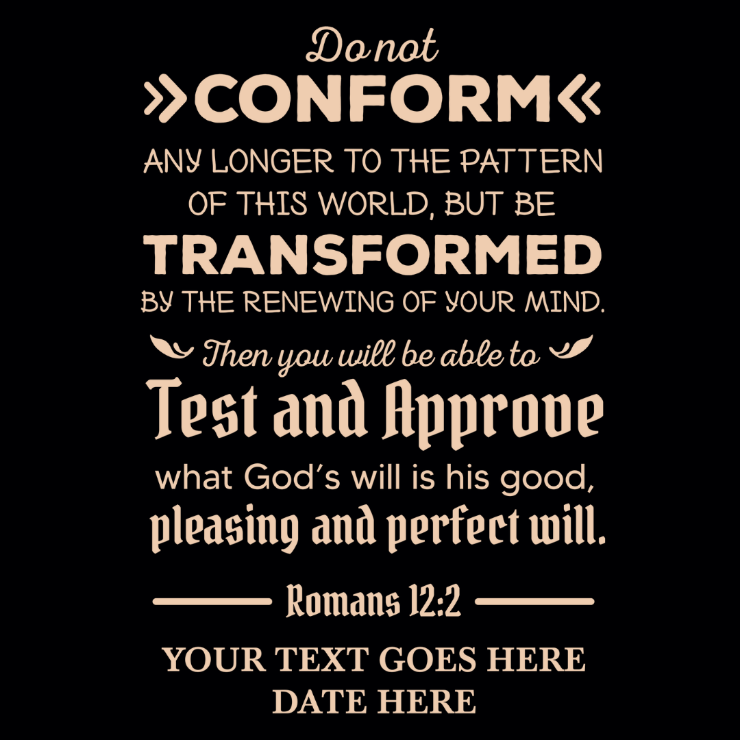 Romans 12:2 - Shepherds Shelf