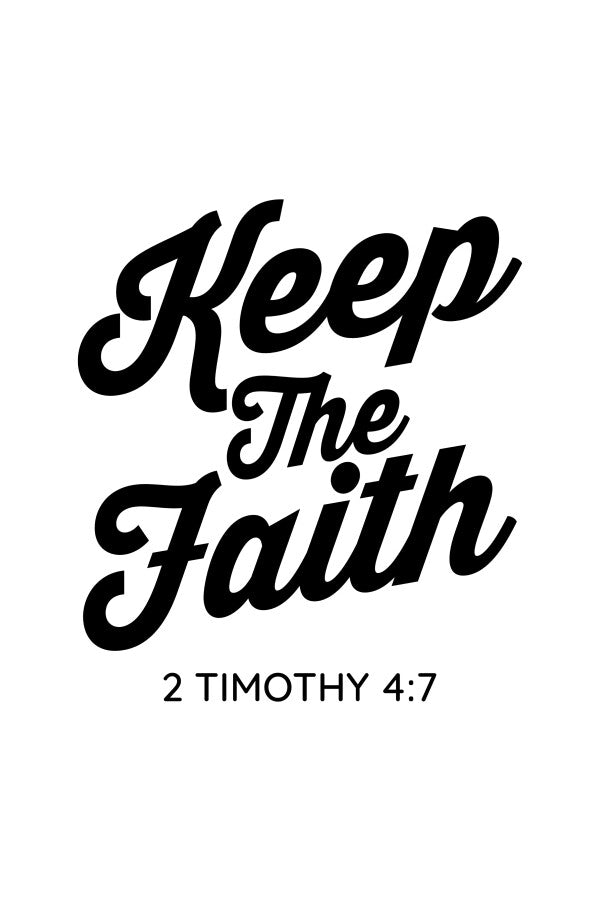 1 Timothy 4:7 Scripture Poster - Shepherds Shelf