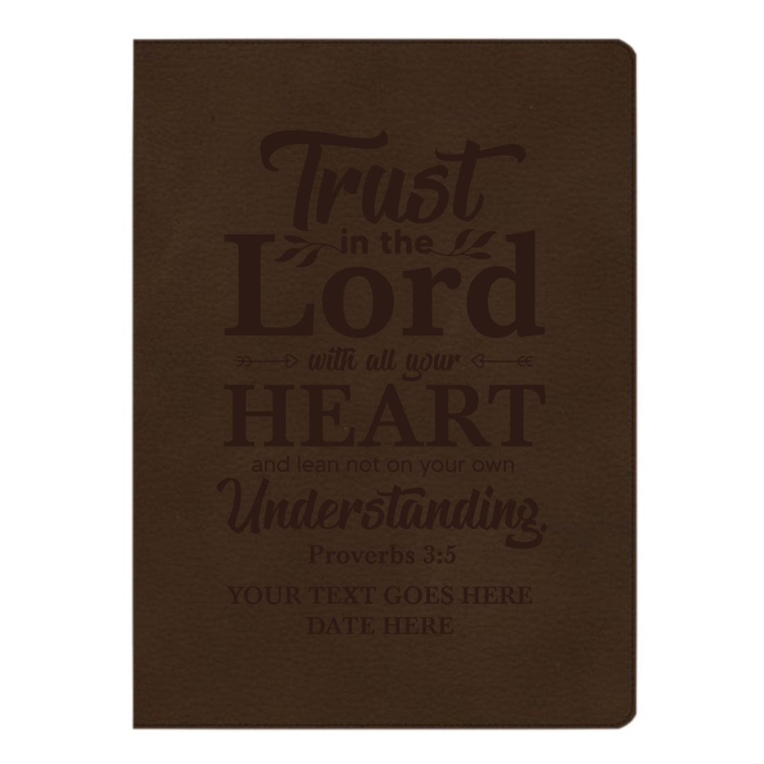 CSB Brown Study Size Holy Bible Large Print Size | Proverbs 3:5