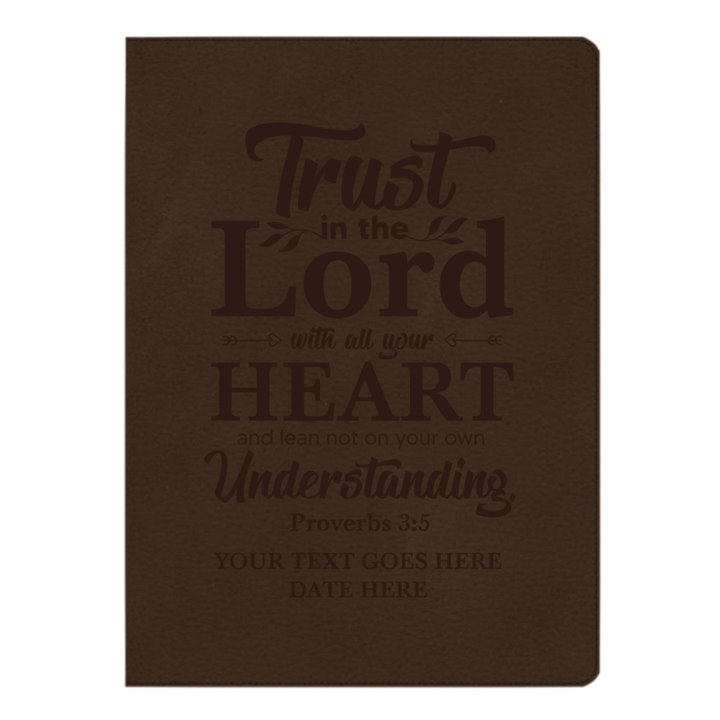 CSB Brown Study Size Holy Bible Large Print Size | Proverbs 3:5