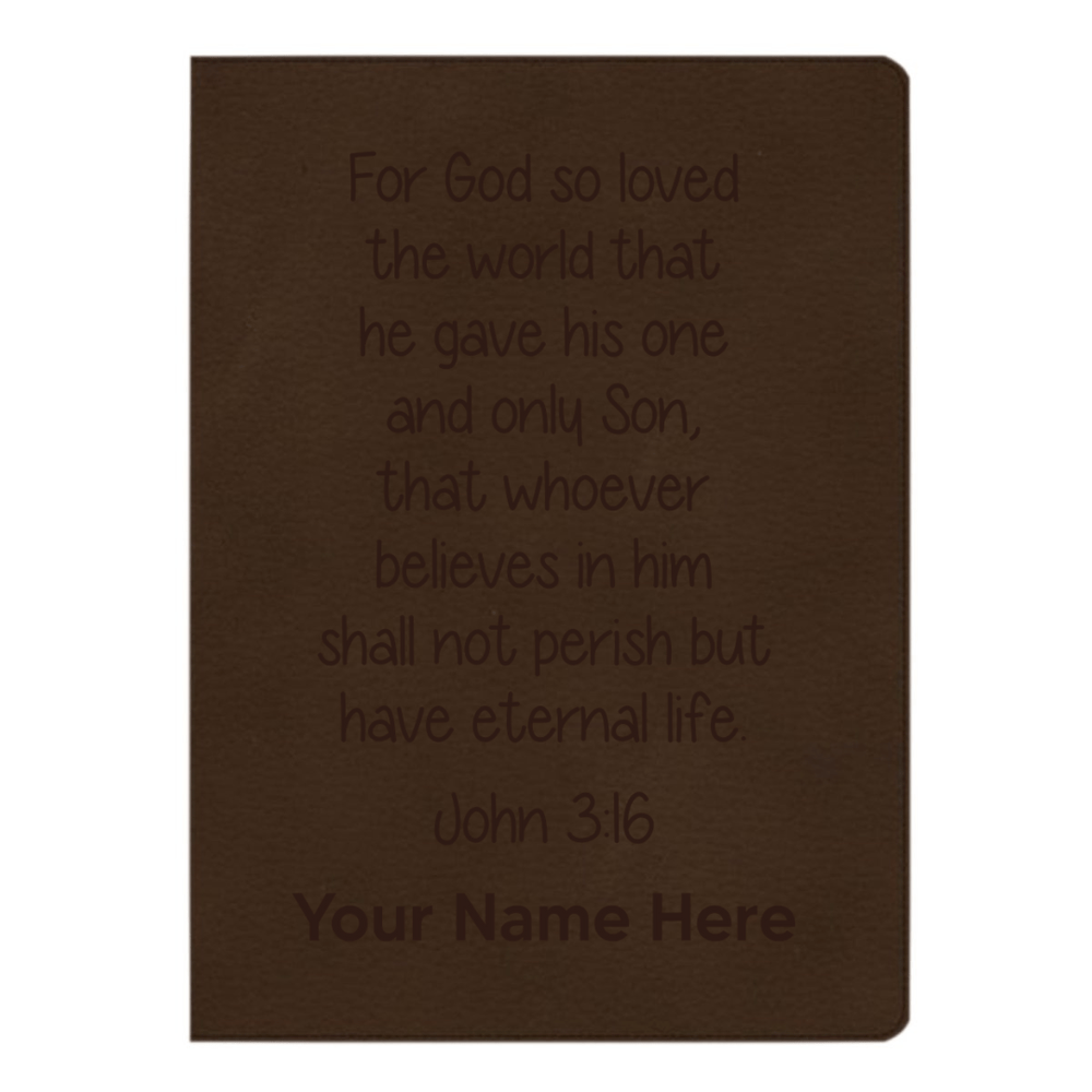 CSB Brown Study Size Holy Bible Large Print Size | John 3:16_Study 1