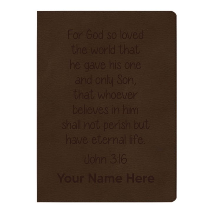CSB Brown Study Size Holy Bible Large Print Size | John 3:16_Study 1