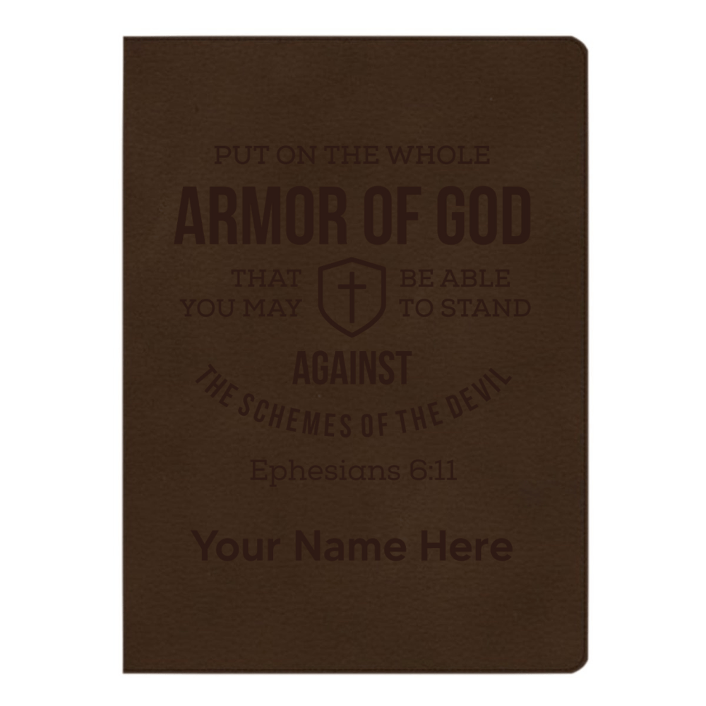 CSB Brown Study Size Holy Bible Large Print Size | Ephesians 6:11