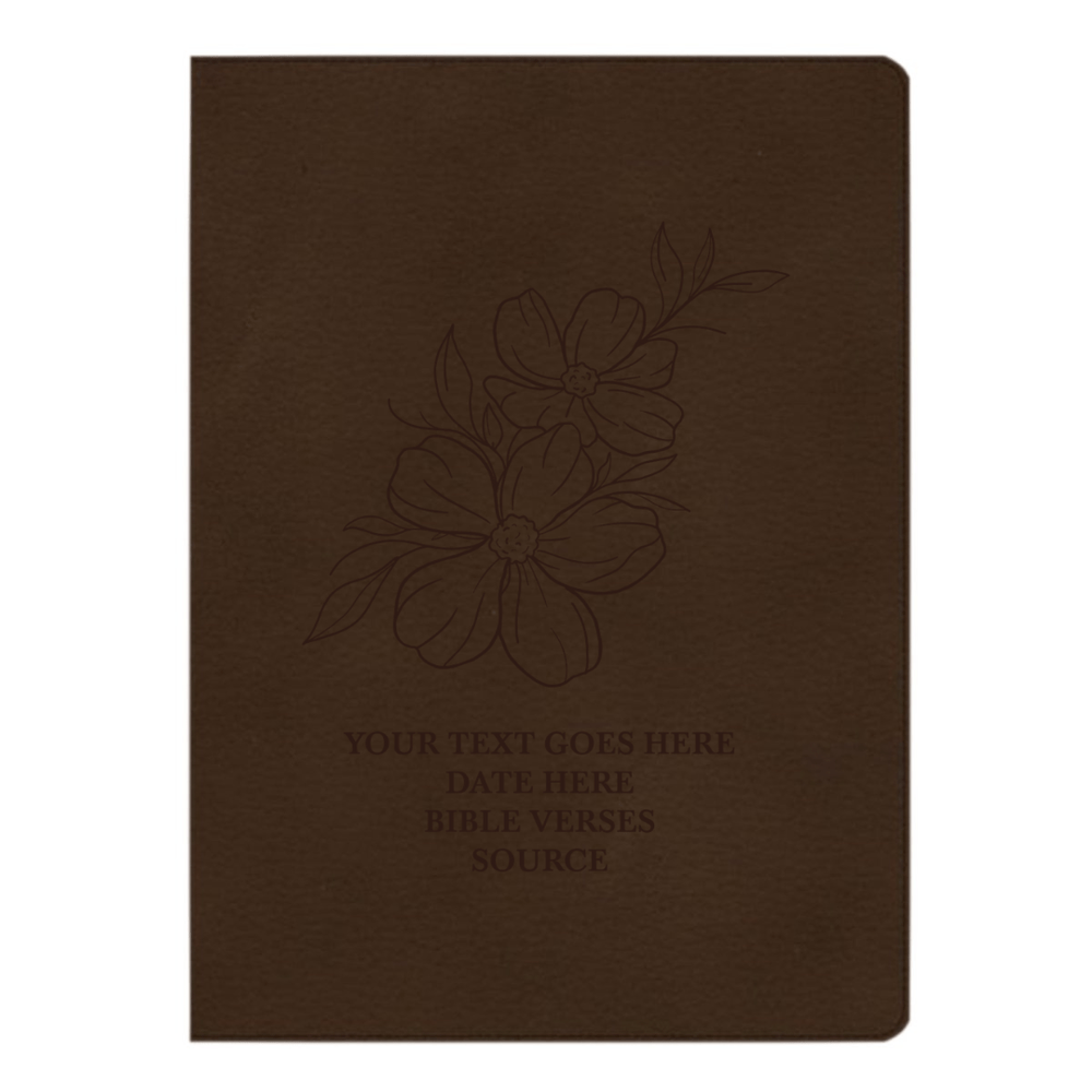 CSB Brown Study Size Holy Bible Large Print Size | Jasmine