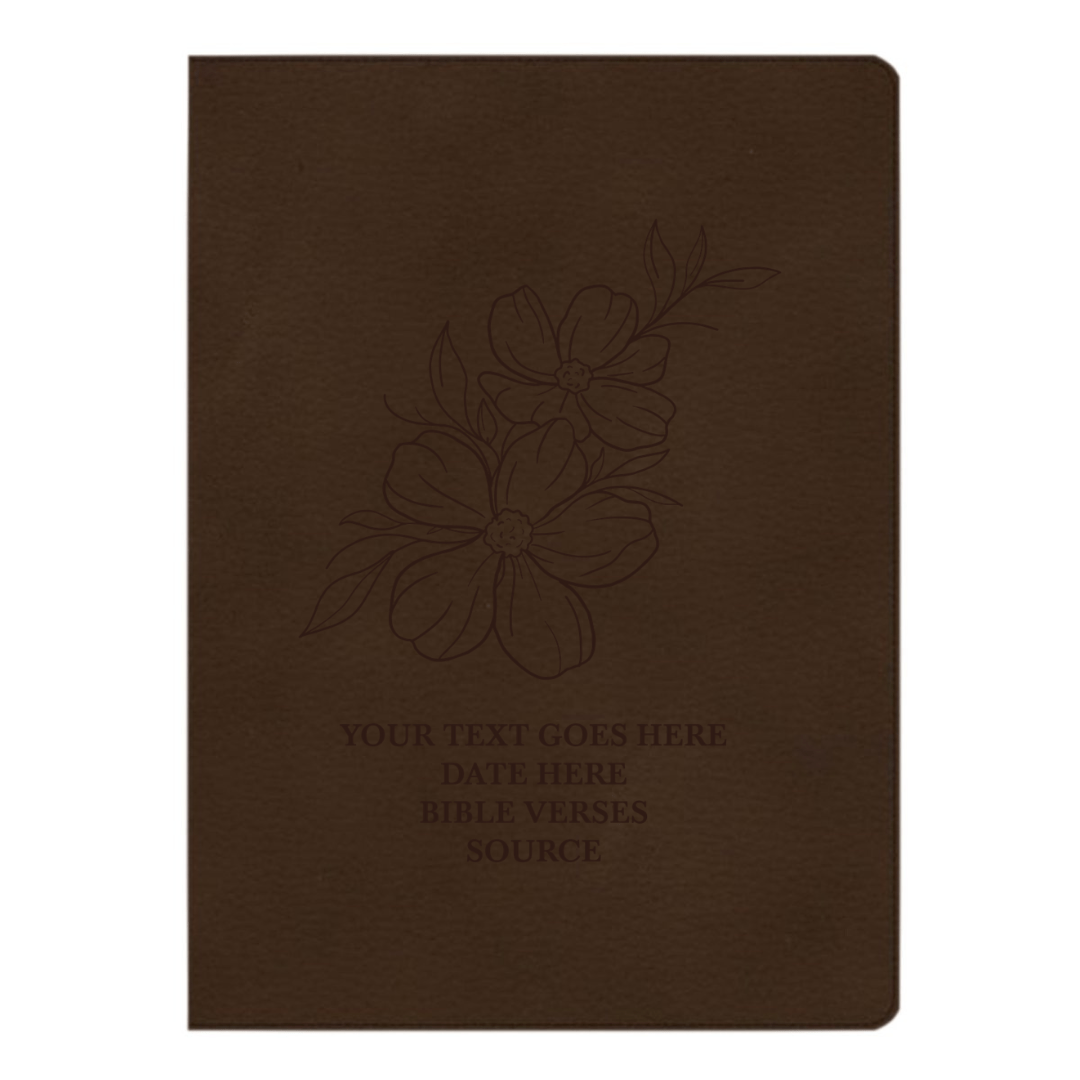 CSB Brown Study Size Holy Bible Large Print Size | Jasmine