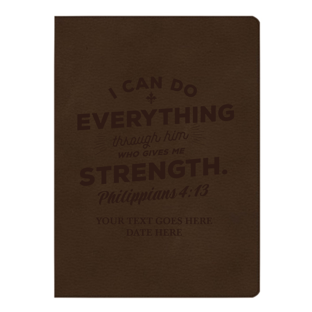 CSB Brown Study Size Holy Bible Large Print Size | Philippians 4:13