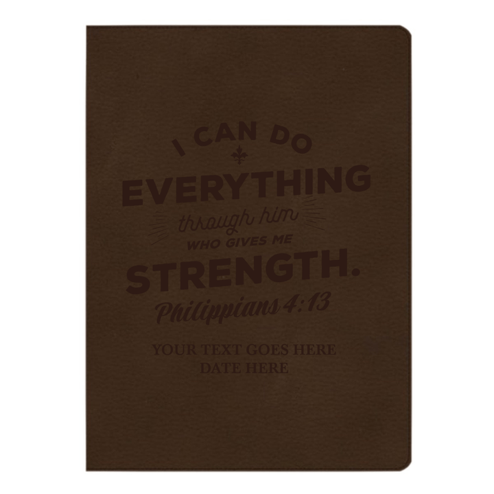 CSB Brown Study Size Holy Bible Large Print Size | Philippians 4:13