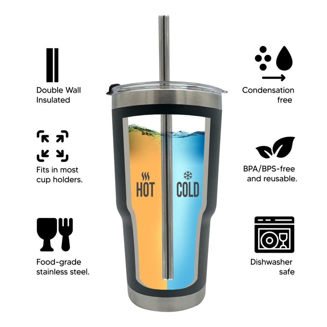 20 Oz, Arcticware Tumbler Jesus Loves Foliage Funny Christian Travel Mug with Lid - Shepherds Shelf