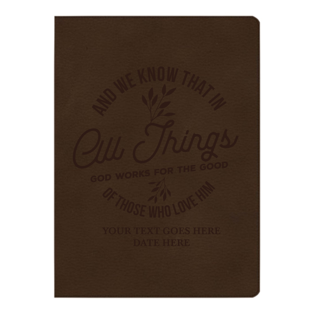 CSB Brown Study Size Holy Bible Large Print Size | All Things God Works For Good