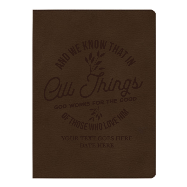 CSB Brown Study Size Holy Bible Large Print Size | All Things God Works For Good