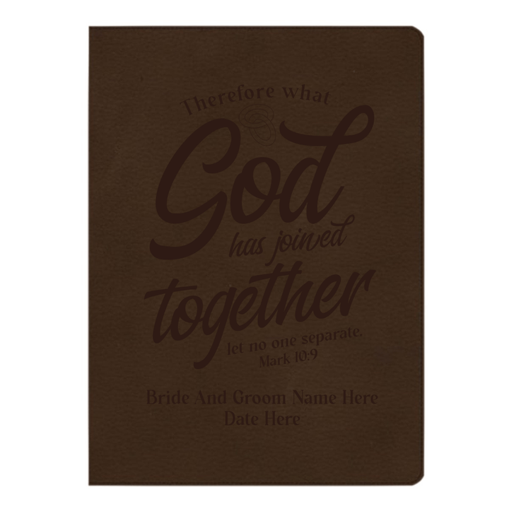 CSB Brown Study Size Holy Bible Large Print Size | Mark 10:9