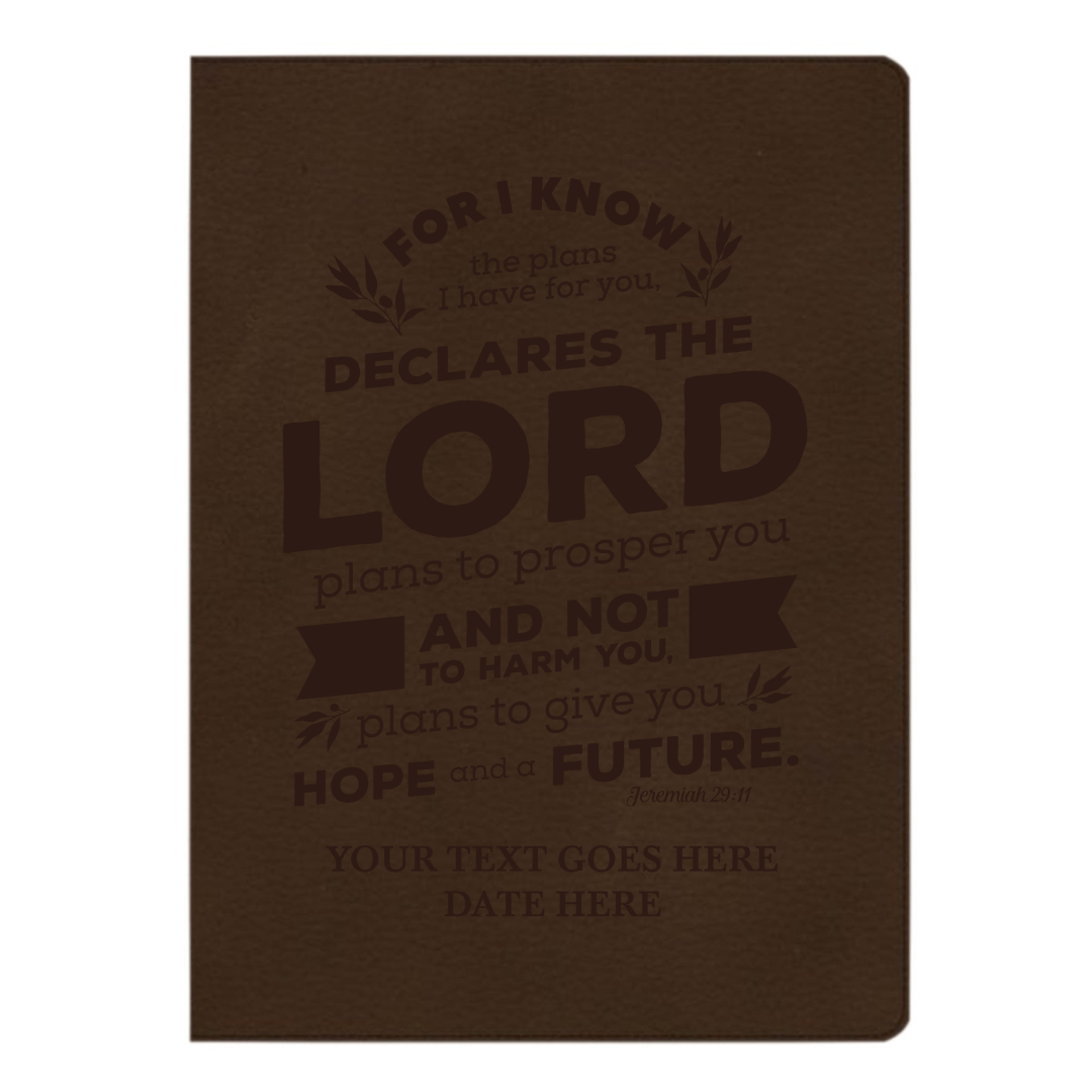 CSB Brown Study Size Holy Bible Large Print Size | Jeremiah 29:11