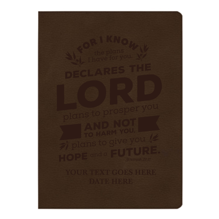 CSB Brown Study Size Holy Bible Large Print Size | Jeremiah 29:11