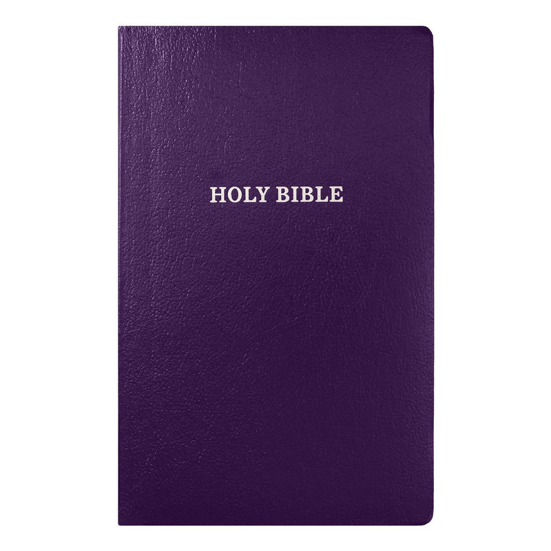 KJV Purple Standard Size Holy Bible Small Print