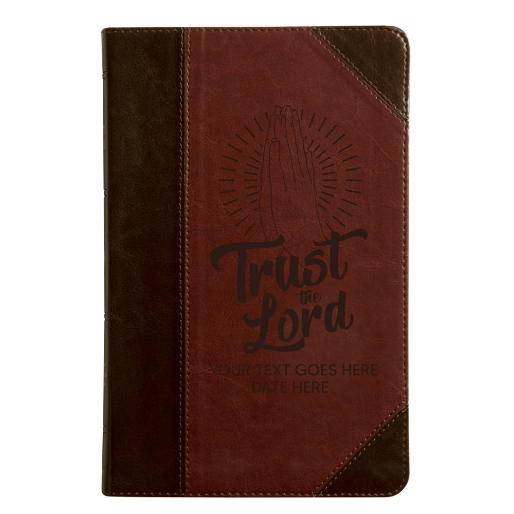 Personalized ESV Thinline Medium Bible With Trust the Lord Full Cover | Shepherds Shelf