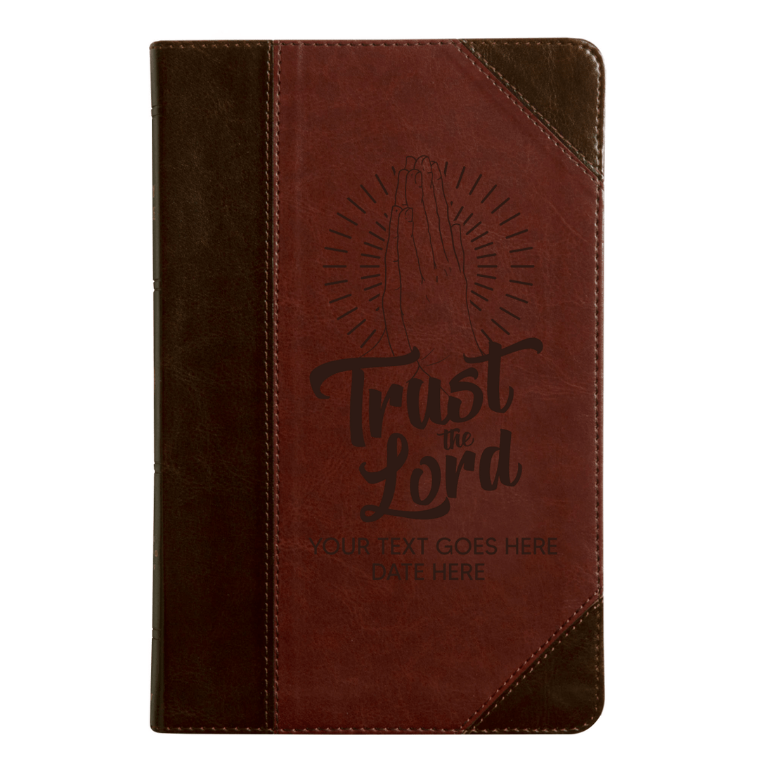 ESV Brown Standard Size Thinline Holy Bible Medium Print | Trust the Lord
