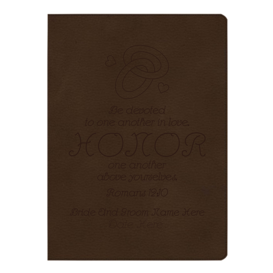CSB Brown Study Size Holy Bible Large Print Size | Romans 12:10