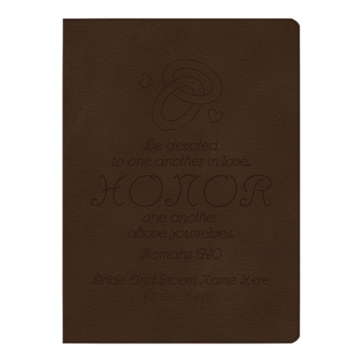 CSB Brown Study Size Holy Bible Large Print Size | Romans 12:10