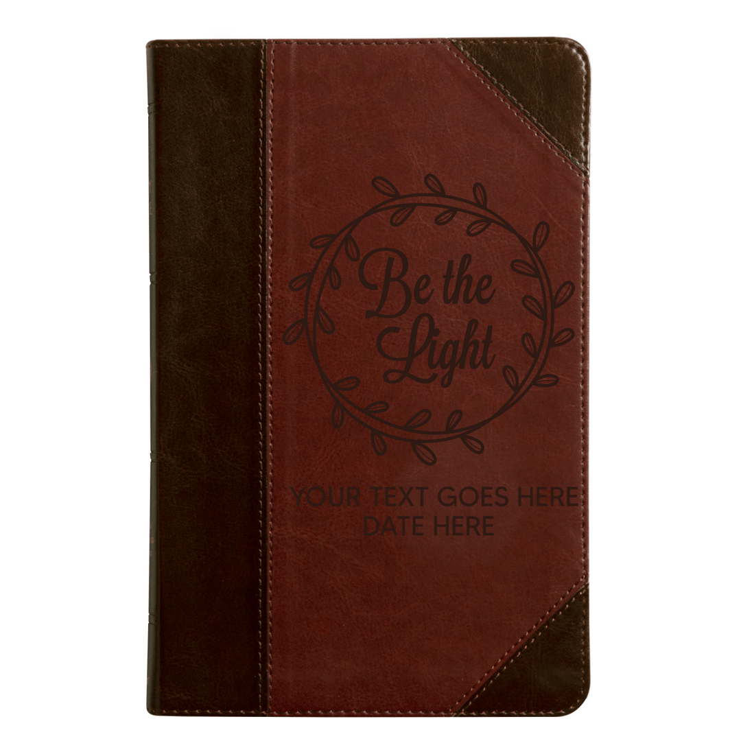 ESV Brown Standard Size Thinline Holy Bible Medium Print | Be the Light