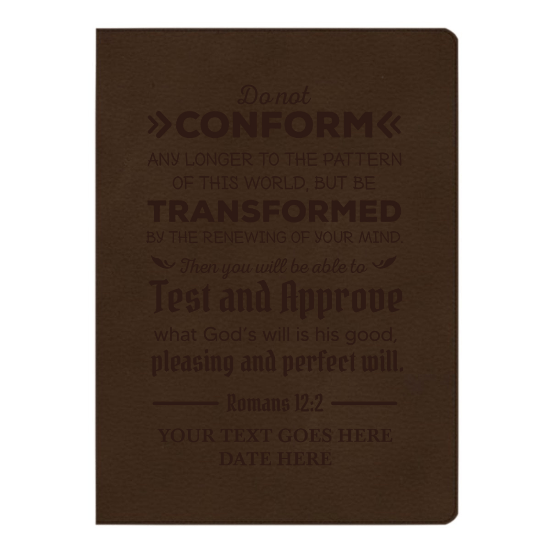 CSB Brown Study Size Holy Bible Large Print Size | Romans 12:2