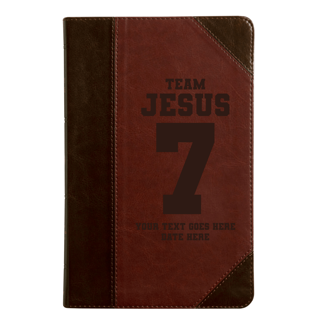ESV Brown Standard Size Thinline Holy Bible Medium Print | Team Jesus