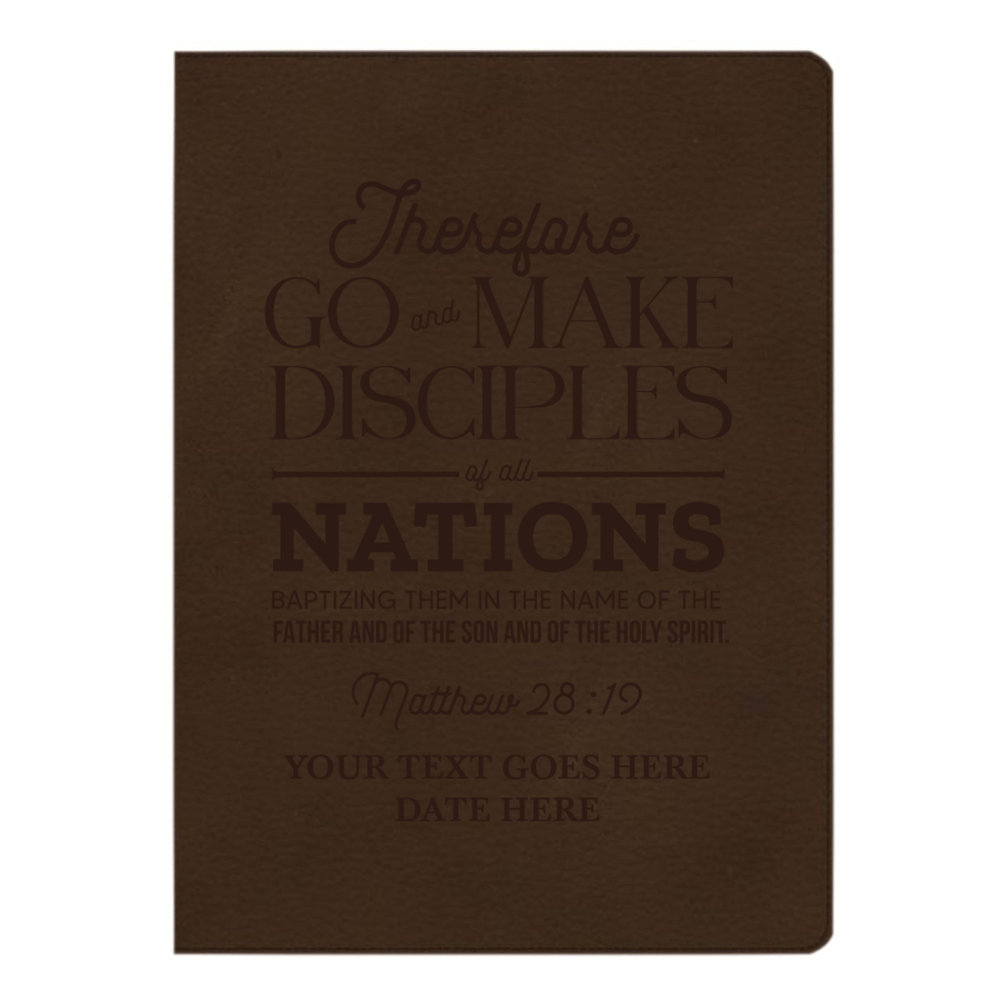 CSB Brown Study Size Holy Bible Large Print Size | Matthew 28:19