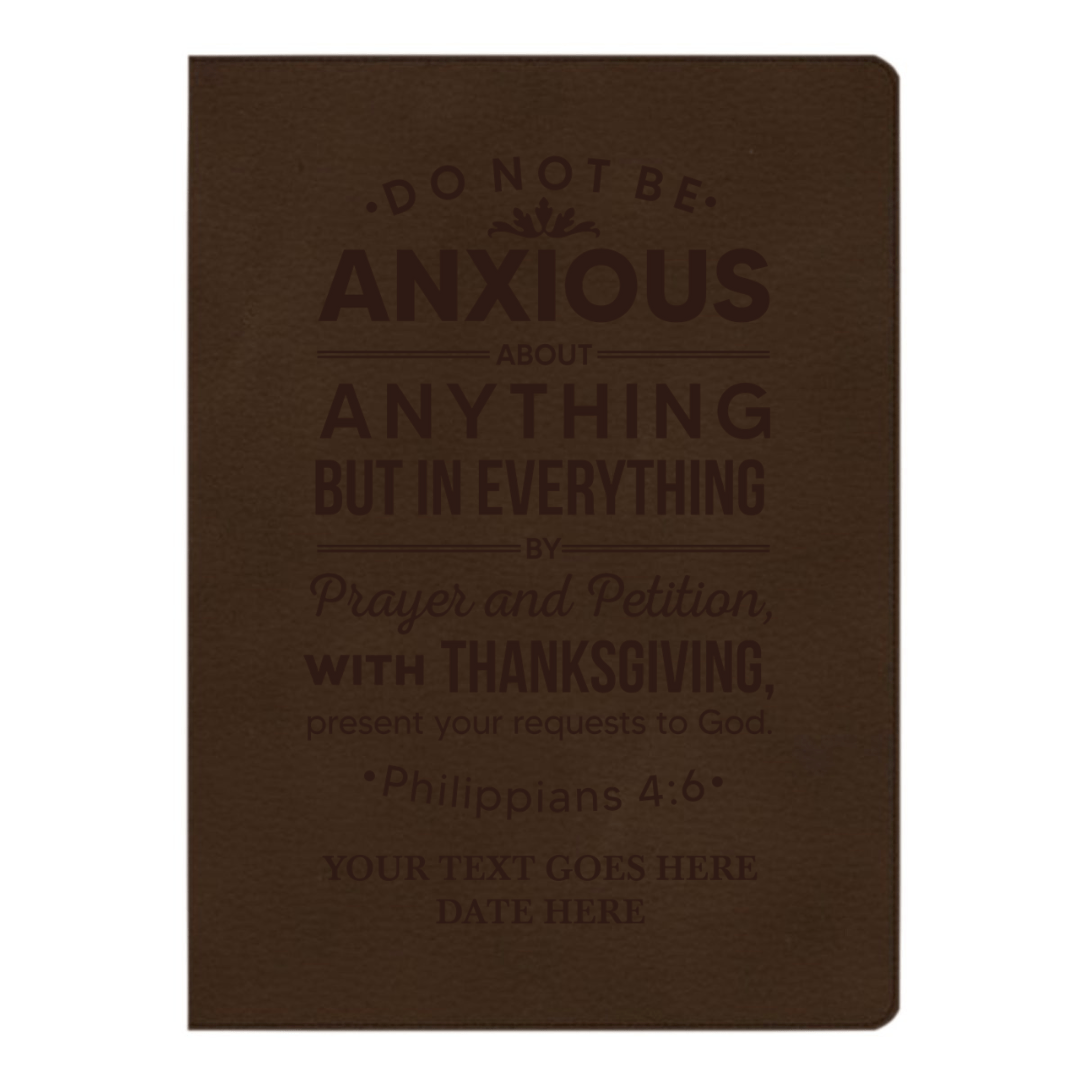 CSB Brown Study Size Holy Bible Large Print Size | Philippians 4:6