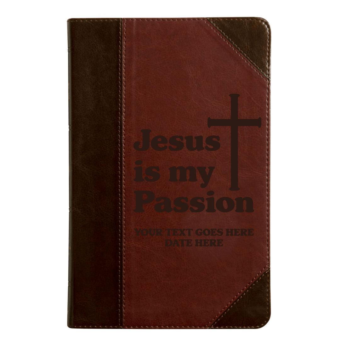 ESV Brown Standard Size Thinline Holy Bible Medium Print | Jesus is my Passion