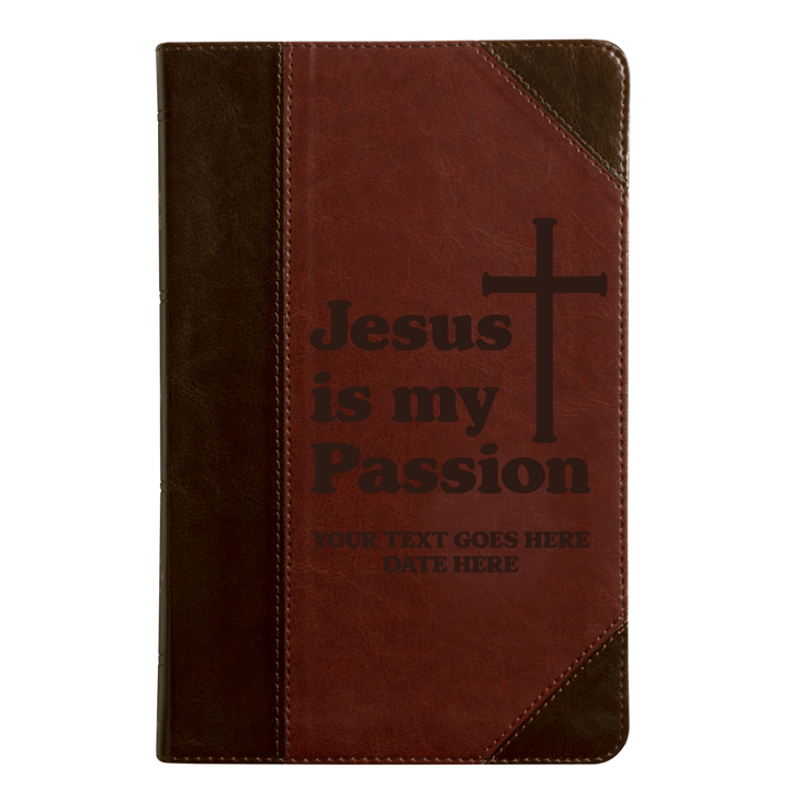 ESV Brown Standard Size Thinline Holy Bible Medium Print | Jesus is my Passion