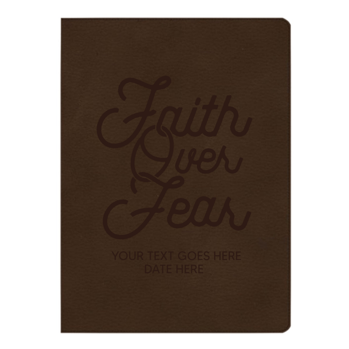 CSB Brown Study Size Holy Bible Large Print Size | Faith Over Fear