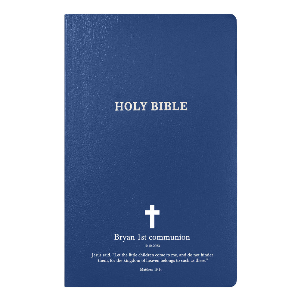 KJV Blue Standard Size Holy Bible Small Print