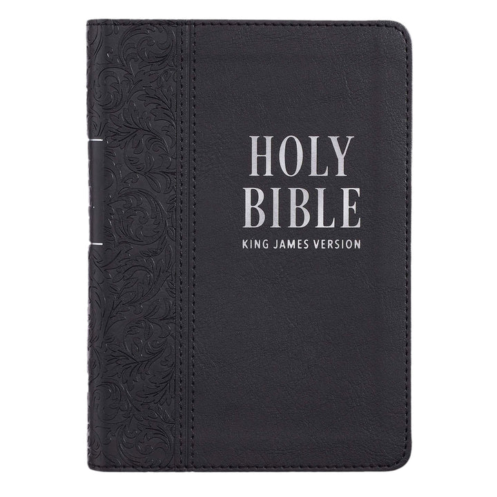KJV Black Compact Size Holy Bible Large Print