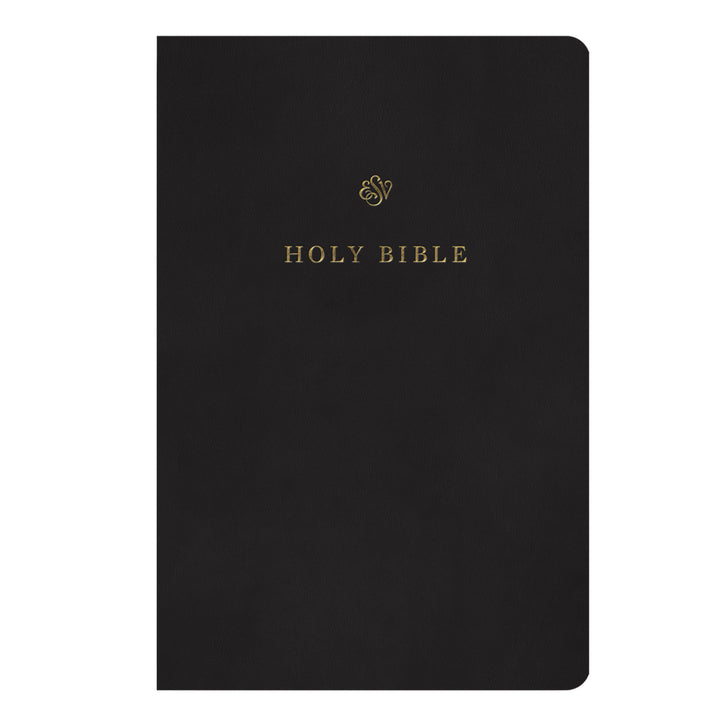 ESV Black Standard Size TruTone Holy Bible Small Print