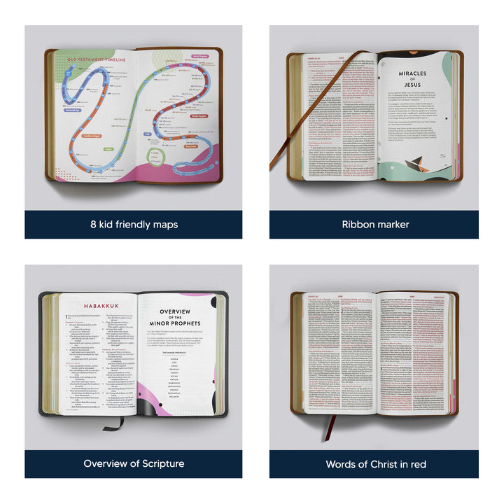 ESV Berry Pink Compact Size Kids Holy Bible Small Print