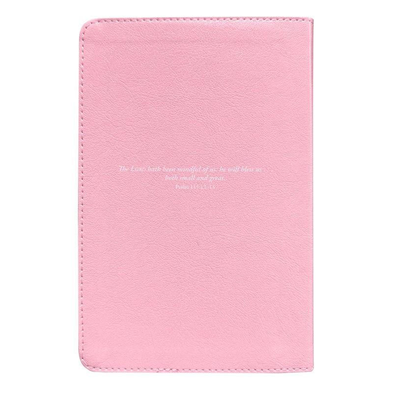 KJV Charming Pink Compact Size Kids Holy Bible Small Print