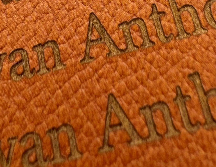 Actual personalization sample for this Bible