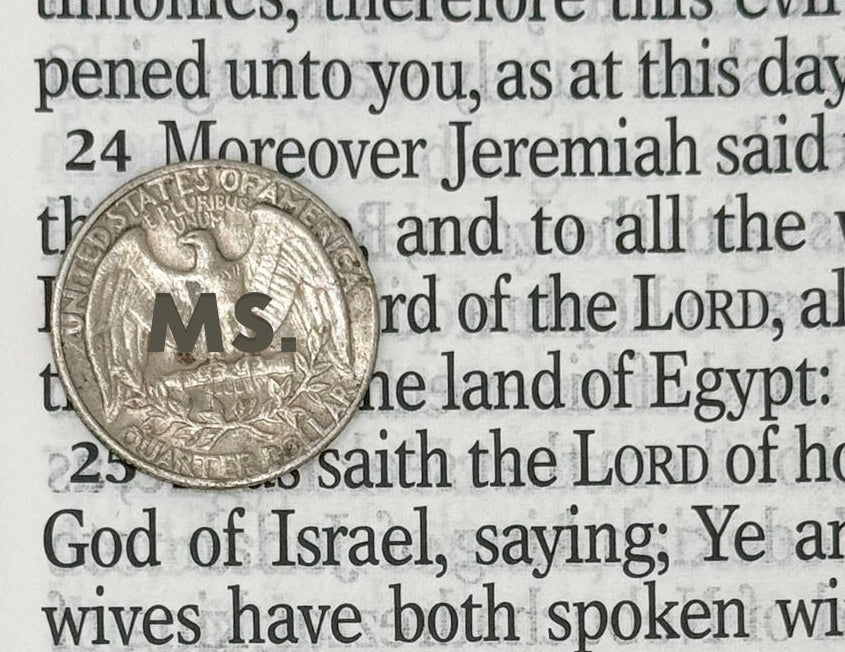 Print sample for this Bible