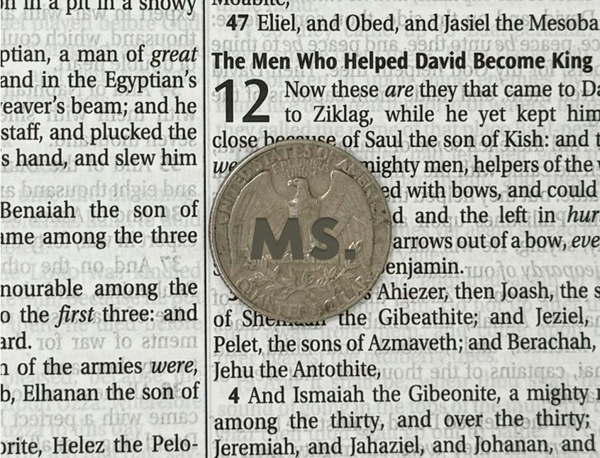 Print sample for this Bible