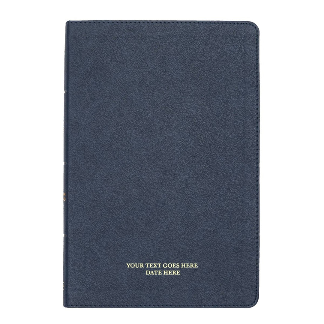 CSB Navy Blue Standard Size Holy Bible Large Print