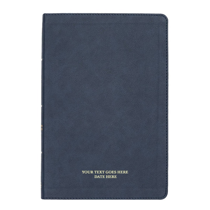 CSB Navy Blue Standard Size Holy Bible Large Print