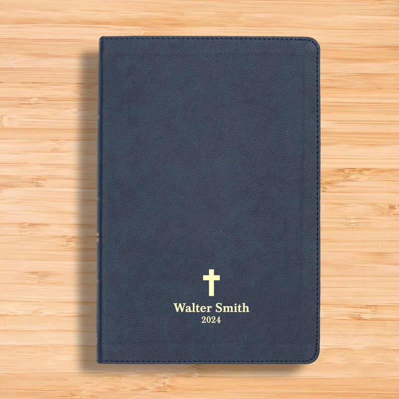 CSB Navy Blue Standard Size Holy Bible Large Print