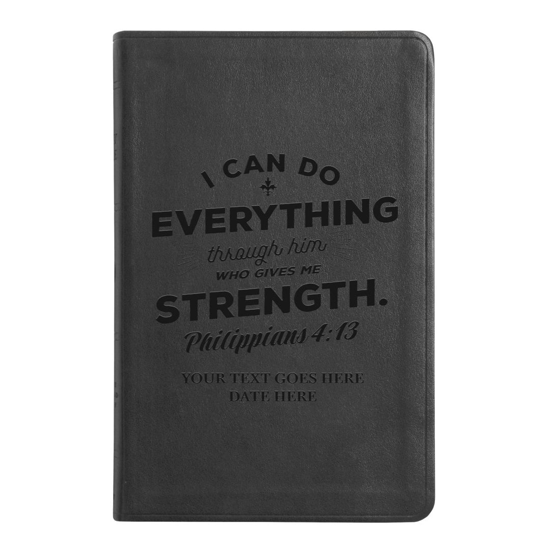 ESV Black Standard Size Thinline Holy Bible Large Print | Philippians 4:13