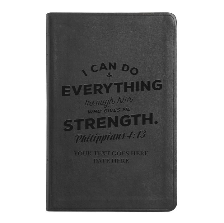 ESV Black Standard Size Thinline Holy Bible Large Print | Philippians 4:13