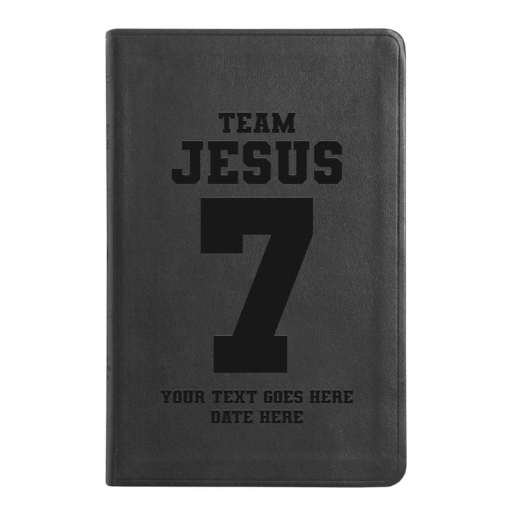 ESV Black Standard Size Thinline Holy Bible Large Print | Team Jesus