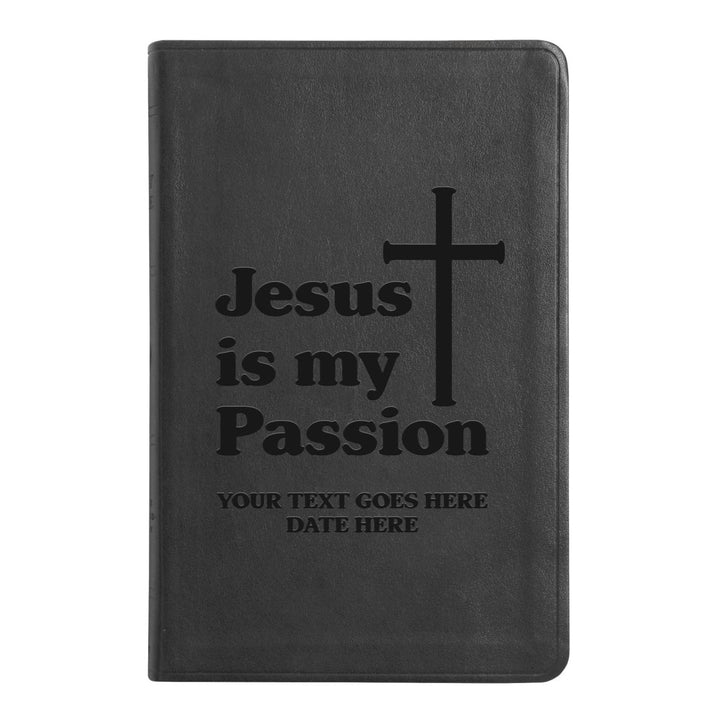 ESV Black Standard Size Thinline Holy Bible Large Print | Jesus is My Passion