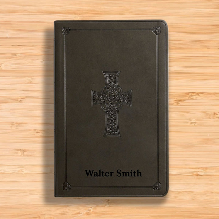 ESV Olive Green Standard Size Holy Bible Large Print | Green Cross