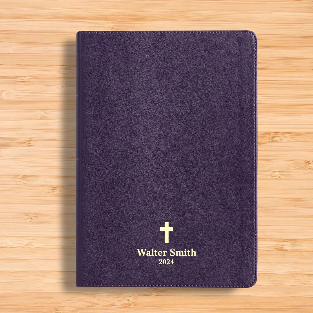 KJV Purple Standard Size Thinline Holy Bible Large Print